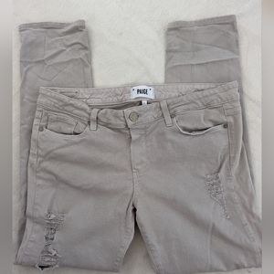 Paige "James Crop" Gray denim